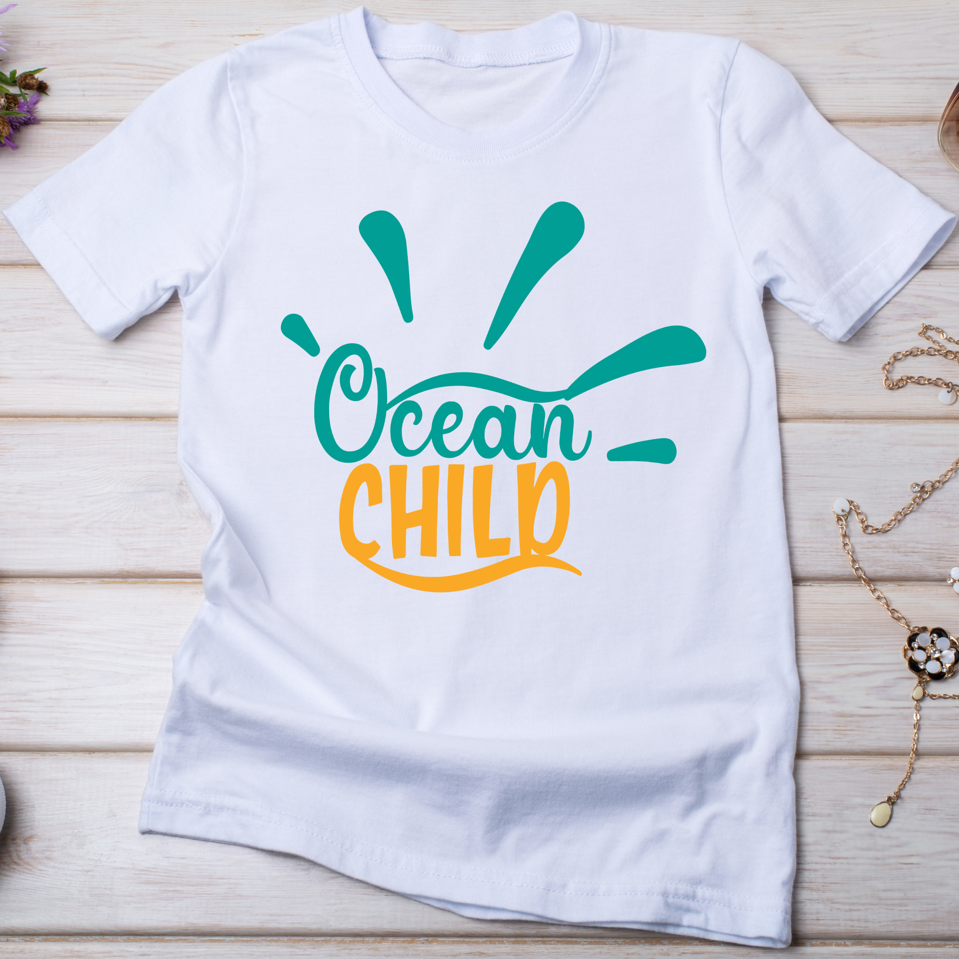 Ocean child t shirts with sayings - trendy Women's t shirt - Premium t-shirt from Lees Krazy Teez - Just $19.95! Shop now at Lees Krazy Teez